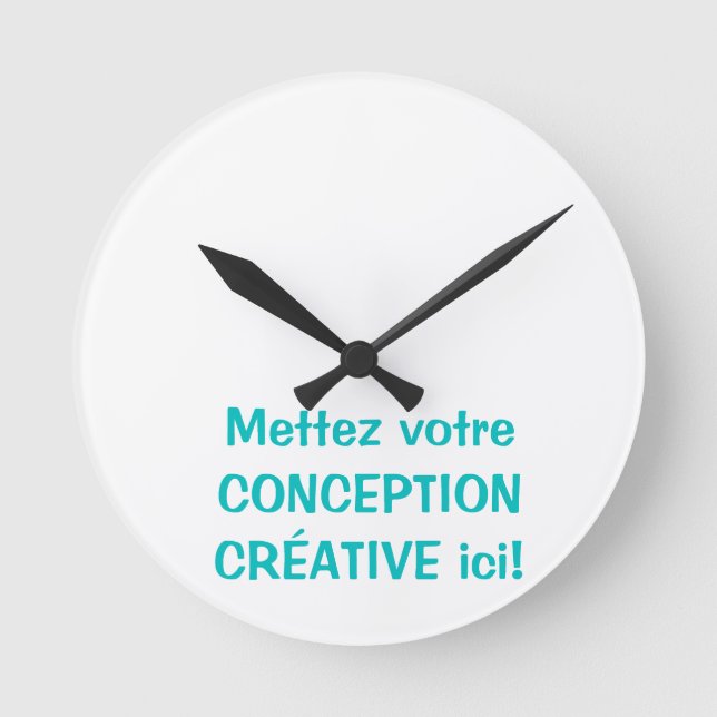 Reloj Redondo Mediano Horloge personnalisée (Anverso)