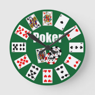 Reloj Redondo Mediano Horloge POKER Click for Graph