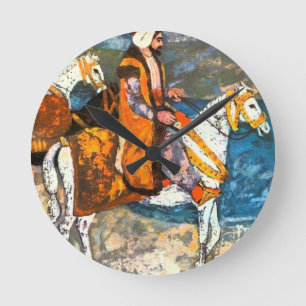 Reloj Redondo Mediano Horseman árabe