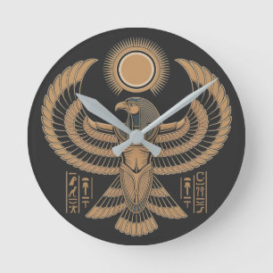 Reloj Redondo Mediano Horus, ojo del Sol