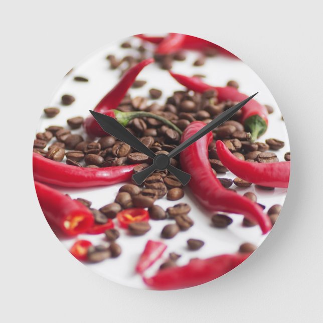 Reloj Redondo Mediano Hot Chili bar (Anverso)