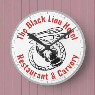 Reloj Redondo Mediano Hotel o Pub Restaurant Dining Room o Carvery