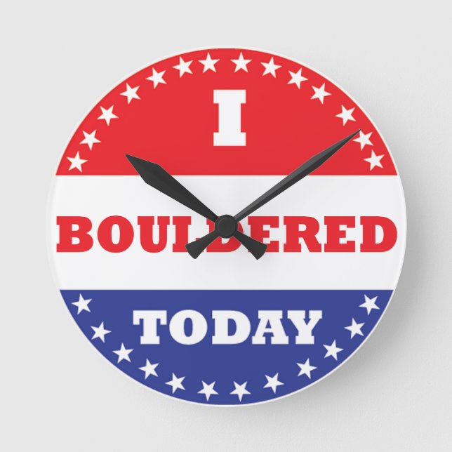 Reloj Redondo Mediano Hoy he dormido (Anverso)