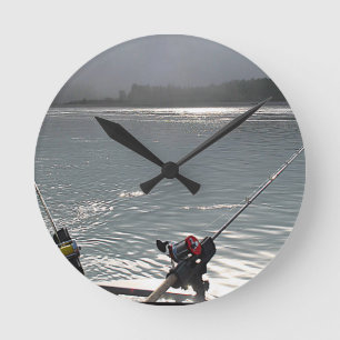 Reloj Redondo Mediano Hoy no hay trabajo en la pesca