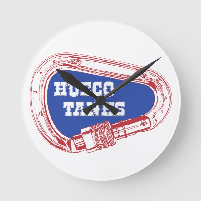 Reloj Redondo Mediano Hueco Tanks Carabiner (Anverso)