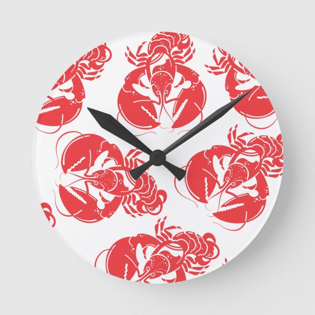 Reloj Redondo Mediano huella de bogavante (Anverso)