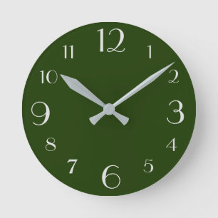 Reloj Redondo Mediano Hunter Green