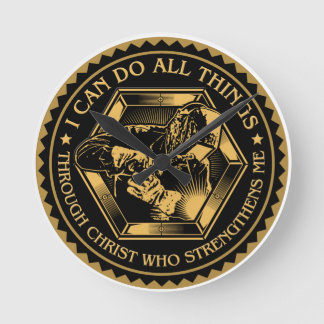Reloj Redondo Mediano I can do all things Welder, Welder