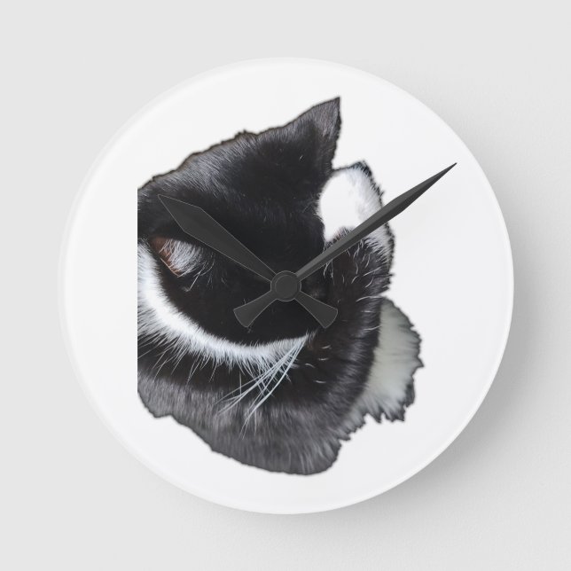 Reloj Redondo Mediano I Can't Even Right Meow (Anverso)