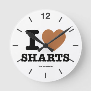 Reloj Redondo Mediano I corazón Sharts