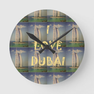 Reloj Redondo Mediano I Love Dubai