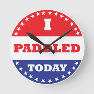 Reloj Redondo Mediano I Paddled Today