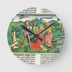 Reloj Redondo Mediano I Samuel 10 The coronation and annointing of Saul,
