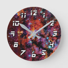 Reloj Redondo Mediano IC 4628 Nebulosa de la gamba - Colorida foto del e