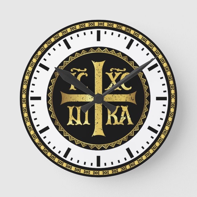 Reloj Redondo Mediano ICXC Jesús II (Anverso)