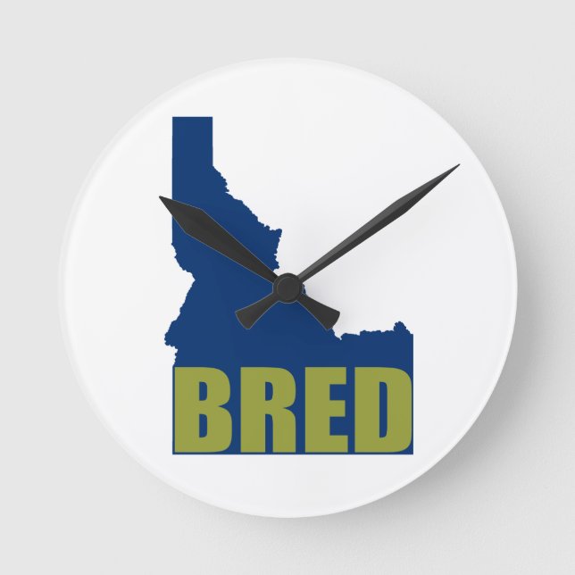 Reloj Redondo Mediano Idaho Bred (Anverso)