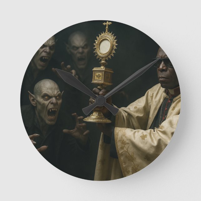 Reloj Redondo Mediano 'If the Pope were Blade' (Anverso)