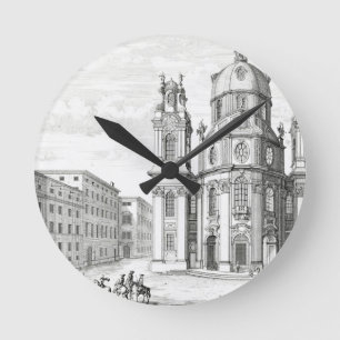 Reloj Redondo Mediano Iglesia de Notre Dame, Salzburg, Austria, de 'Ent