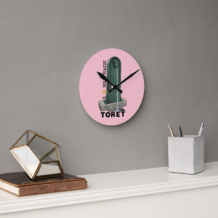 Reloj Redondo Mediano Il Re Delle Piazze - TORET TORINO Fuente Vintage