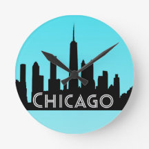 Ilustracion aéreo de Chicago