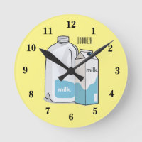 Ilustracion personalizado de leche