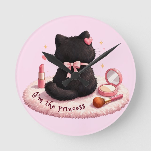 Reloj Redondo Mediano I'm the Princess (Anverso)