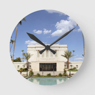 Reloj Redondo Mediano imagen del templo mormón de mesa arizona