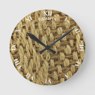 Reloj Redondo Mediano Imitación inconsútil tejida del modelo del