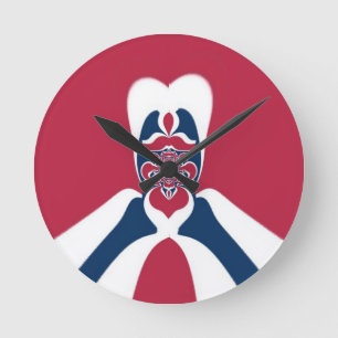 Reloj Redondo Mediano Impresión de arte de E.T. asombrosa