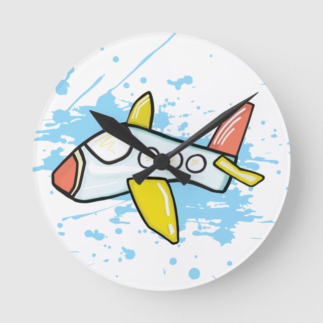 Reloj Redondo Mediano In Flight (Anverso)