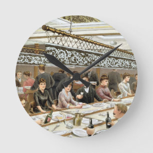 Reloj Redondo Mediano In the Bay, Dinner Time - A Western Ocean Swell, f