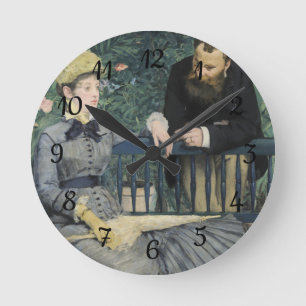 Reloj Redondo Mediano In the Conservatory Edouard Manet