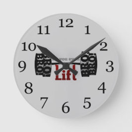 Reloj Redondo Mediano ¿Incluso levantas las campanas de los hermanos?