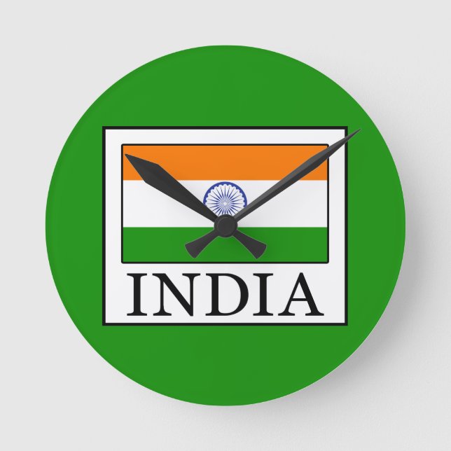 Reloj Redondo Mediano India (Anverso)