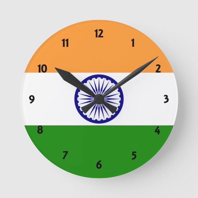 Reloj Redondo Mediano india (Anverso)