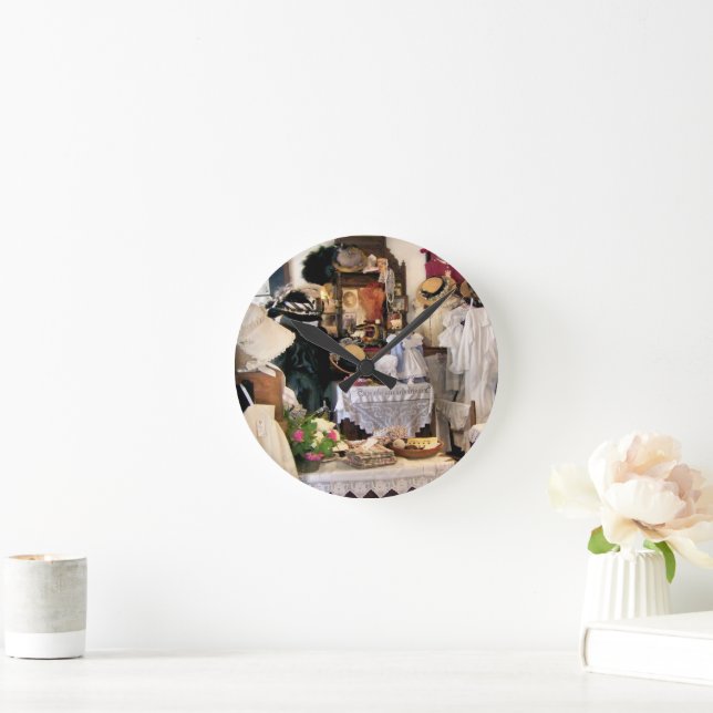 RELOJ REDONDO MEDIANO INGLATERRA VICTORIANA (Hogar)