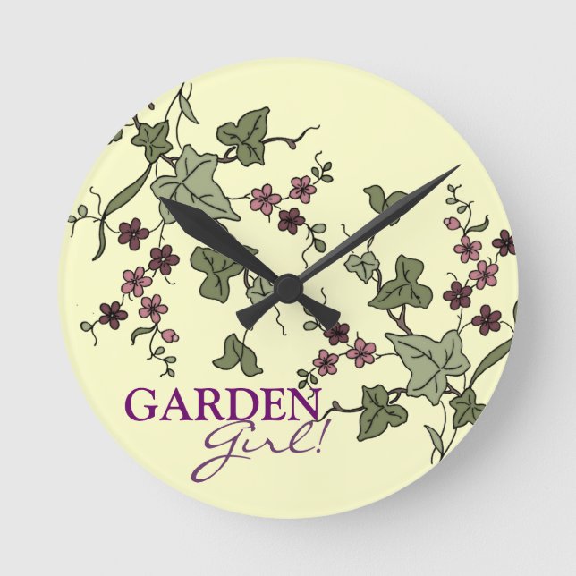 Reloj Redondo Mediano Inglés Ivy (Anverso)