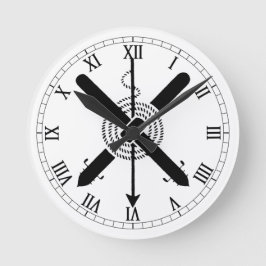 Reloj Redondo Mediano insignia de sucursal de TAS