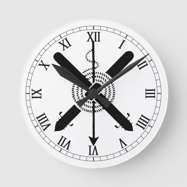 Reloj Redondo Mediano insignia de sucursal de TAS (Anverso)