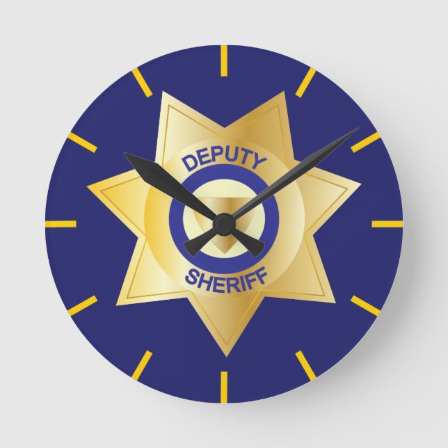 Reloj Redondo Mediano Insignia Gold Star del comisario adjunto (Anverso)
