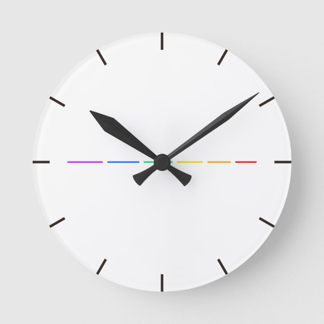 Reloj Redondo Mediano Instrucción mínima (Anverso)