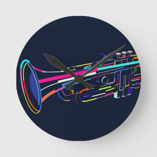 Reloj Redondo Mediano Instrumento musical