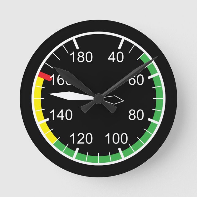 Reloj Redondo Mediano Instrumentos de vuelo (Anverso)