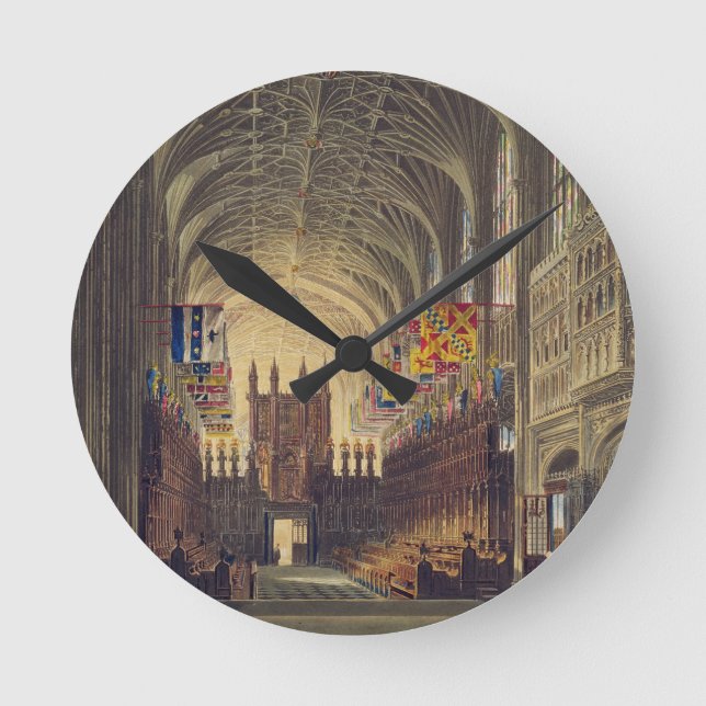 Reloj Redondo Mediano Interior of St. George's Chapel, Windsor Castle, f (Anverso)