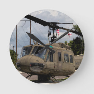 Reloj Redondo Mediano Interruptor de los militares de la era Uh-1 Huey
