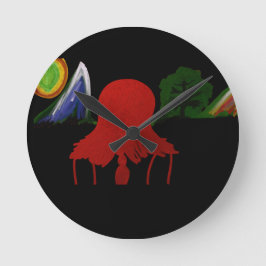 Reloj Redondo Mediano Invisible Girl Trapped in Another Universe