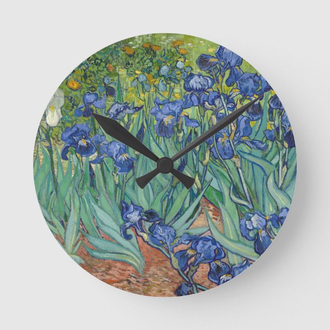 Reloj Redondo Mediano Iris de Van Gogh (Anverso)