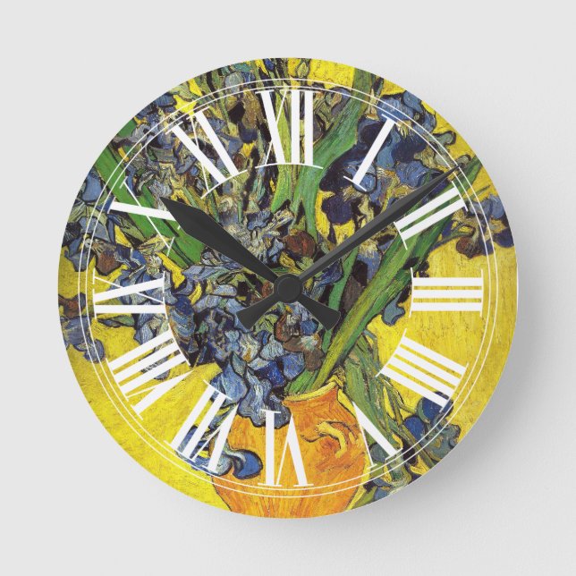 Reloj Redondo Mediano Iris de Van Gogh (Anverso)