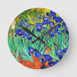 Reloj Redondo Mediano Irises by Vincent Van Gogh