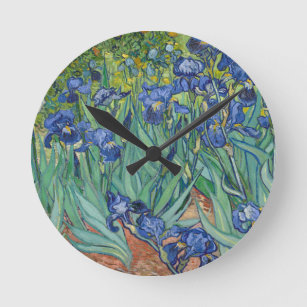Reloj Redondo Mediano Irises de Van Gogh